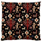 Carpet-symbols Large Flano Cushion Case (Two Sides) Back