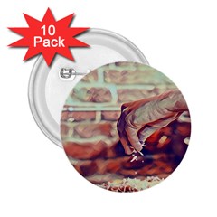 There`s No Such A Thing As Too Much Cheese 2 25  Buttons (10 Pack)  by ConteMonfrey