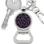 Abstract Collage Random Pattern Bottle Opener Key Chain Front