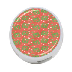 Christmas Textur 4-port Usb Hub (one Side) by artworkshop