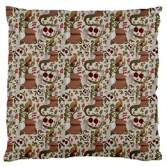 Ornaments Large Flano Cushion Case (two Sides) by Gohar