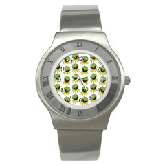 Kermit The Frog Stainless Steel Watch by Valentinaart