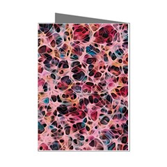 Cells In A Red Space Mini Greeting Cards (pkg Of 8) by DimitriosArt