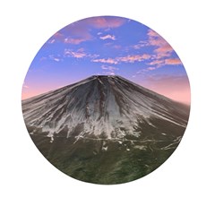 Mount Mountain Fuji Japan Volcano Mountains Mini Round Pill Box by danenraven