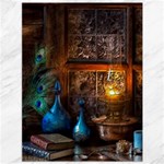 Blue Coffee Cups Cups Coffee Snack Blue Color Canvas 36  x 48  35.26 x46.15  Canvas - 1