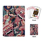 Indonesia Bali Batik Fabric Impression Patterns Playing Cards Single Design (Rectangle) Back