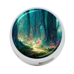 Magical Forest Forest Painting Fantasy 4-port Usb Hub (two Sides) by danenraven