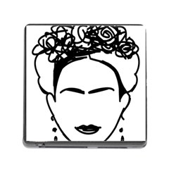 Frida Kahlo  Memory Card Reader (square 5 Slot) by Sobalvarro