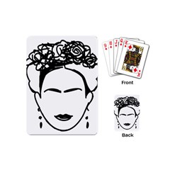 Frida Kahlo  Playing Cards Single Design (mini) by Sobalvarro