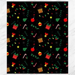 Christmas Pattern Texture Colorful Wallpaper Canvas 8  X 10  by Ravend