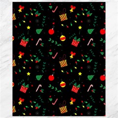 Christmas Pattern Texture Colorful Wallpaper Canvas 11  X 14  by Ravend