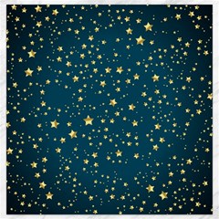 Star Golden Pattern Christmas Design White Gold Canvas 12  X 12  by Ravend