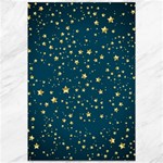 Star Golden Pattern Christmas Design White Gold Canvas 12  x 18  11.88 x17.36  Canvas - 1