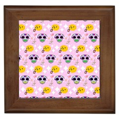Skullsun Framed Tile by Sparkle