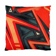 Graffiti Detail Wallpaper Texture Background Standard Cushion Case (two Sides) by Pakemis