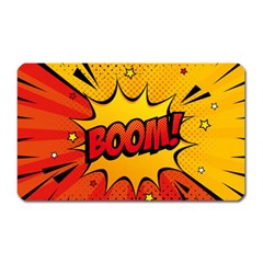 Explosion Boom Pop Art Style Magnet (rectangular) by Pakemis
