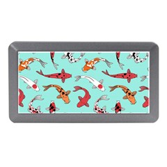 Pattern-with-koi-fishes Memory Card Reader (mini) by Pakemis