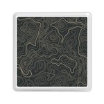 Damask-seamless-pattern Memory Card Reader (Square) Front