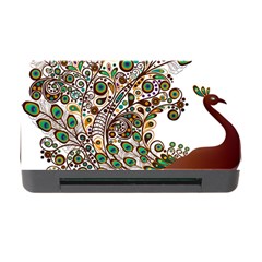 Peacock Graceful Bird Animal Memory Card Reader With Cf by artworkshop
