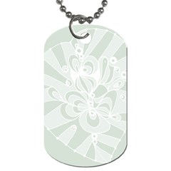 Blue Zendoodle Dog Tag (two Sides) by Mazipoodles