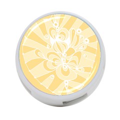 Amber Zendoodle 4-port Usb Hub (one Side) by Mazipoodles
