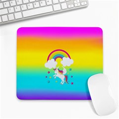 Unicorn Einhorn Licorne Large Mousepad by gasi