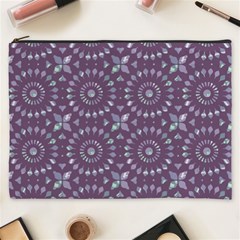 Kaleidoscope Plum Cosmetic Bag (xxxl) by Mazipoodles