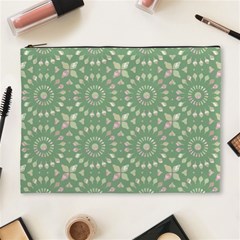 Kaleidoscope Peaceful Green Cosmetic Bag (xl) by Mazipoodles