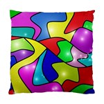 Colorful abstract art Standard Cushion Case (Two Sides) Back