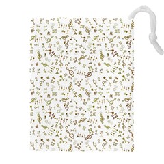 Background Ornamental Pattern Graphic Seamless Drawstring Pouch (4xl) by Uceng