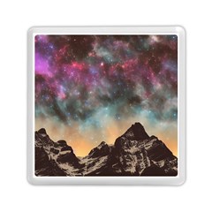 Mountain Space Galaxy Stars Universe Astronomy Memory Card Reader (square) by Uceng