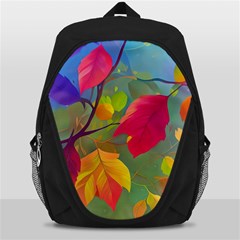 Leaves Foliage Autumn Branch Trees Nature Forest Backpack Bag by Uceng