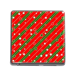 Christmas Paper Star Texture Memory Card Reader (square 5 Slot) by Uceng