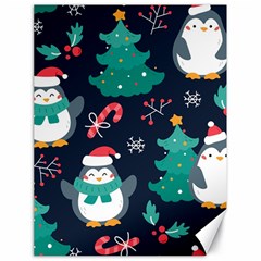Colorful Funny Christmas Pattern Canvas 18  X 24  by Uceng