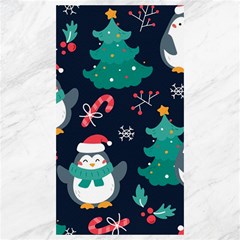 Colorful Funny Christmas Pattern Canvas 40  X 72  by Uceng