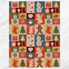 Cute Christmas Seamless Pattern Vector  - Canvas 18  X 24  by Uceng