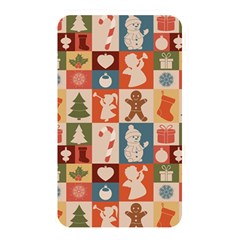 Cute Christmas Seamless Pattern Vector  - Memory Card Reader (rectangular) by Uceng