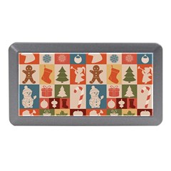 Cute Christmas Seamless Pattern Vector  - Memory Card Reader (mini) by Uceng