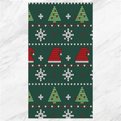 Beautiful Knitted Christmas Pattern Canvas 40  X 72  by Uceng