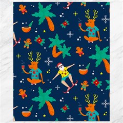 Colorful Funny Christmas Pattern Canvas 16  X 20  by Uceng