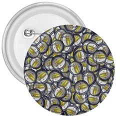 Gong Instrument Motif Pattern 3  Buttons by dflcprintsclothing