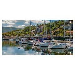 Piriapolis City Port, Maldonado, Uruguay Banner And Sign 6  X 3  by dflcprintsclothing