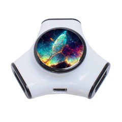 Abstract Galactic 3-port Usb Hub by Ravend