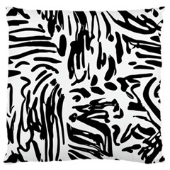 Abstract Painting Large Flano Cushion Case (one Side) by Sobalvarro
