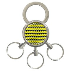 Smile 3-ring Key Chain by Sparkle