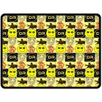 Smily One Side Fleece Blanket (Large) 80 x60  Blanket Front