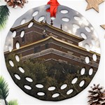 Buddhist Temple, Lavalleja, Uruguay Round Filigree Ornament (Two Sides) Back
