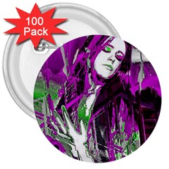 St  Cathy  3  Buttons (100 Pack)  by MRNStudios