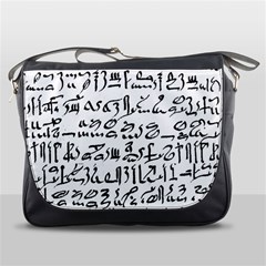 Sanscrit Pattern Design Messenger Bag by dflcprintsclothing