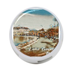Birds And People On Lake Garda 4-port Usb Hub (one Side) by ConteMonfrey